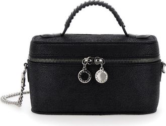 Stella McCartney Black Falabella vanity crossbody bag