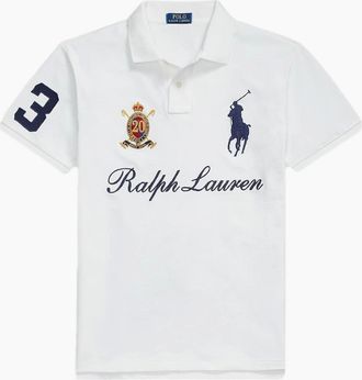 Polo Ralph Lauren Mens Polo Ralph Lauren Knit Polo Shirt 002 White - Size: 42