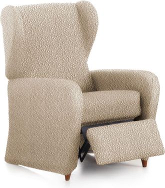 Eysa Funda de sillón relax elástica beige 60 - 85 cm