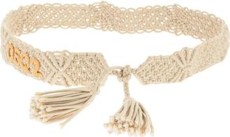 Dsquared2 Beige Woven Belt