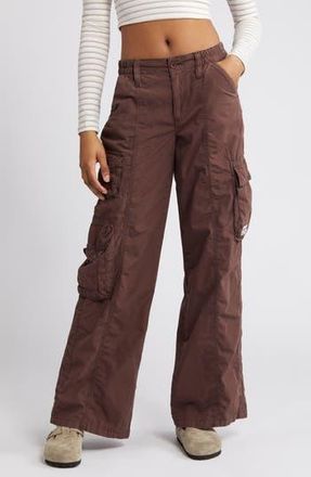 BDG Y2K Cotton Cargo Pants in Chocolate at Nordstrom Rack, Size X-Small