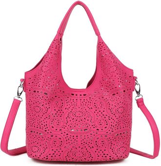 Generic Stylish Two-in-One Womens Shoulder Bag | Large Capacity Handbag with Inner Pouch Organizer Crossbody Handbag H367 (Rose)