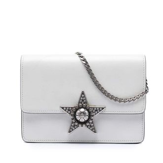 Miu Miu Pre-owned Miu Miu Smooth Leather Star Crystal Embellished Crossbody Ladies VE1ANOAQBRCD9OK6