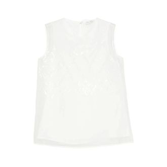 PANICALE Sleeveless Tops, female, White, Size: XS Top