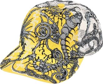 SUPREME SS26 Wombat Embroidered Mesh Back 6-Panel Yellow SUP-SS26-1057-YLW