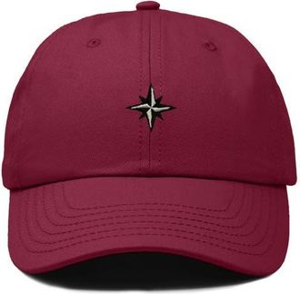 Dalix Starpoint Dad Cap in Maroon at Nordstrom