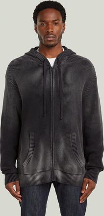 G-Star Sunfaded Loose Hoodie Gebreid Jack - Donkerblauw - Heren