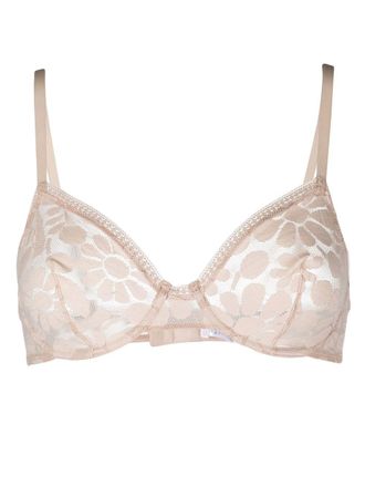 Eres Reggiseno in pizzo a fiori - Rosa