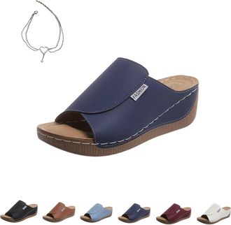 Generic Vivastep Sandals - Ergonomic & Non-Slip Sandals for Pain Relief, 2025 Orthopedic Barefoot Open Toe (Dark Blue, Adult, Women, 7.5, Numeric, UK Footwear