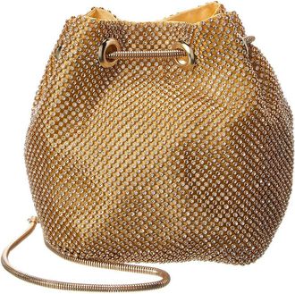 Rene Ruiz Allover Crystal Bucket Bag