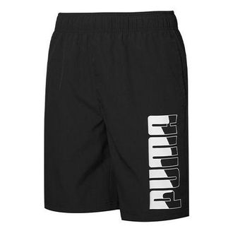 Puma Logo Woven Shorts Black 846003-51