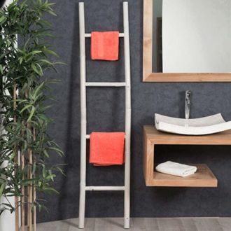 Wanda Collection Toallero Escalera Blanco