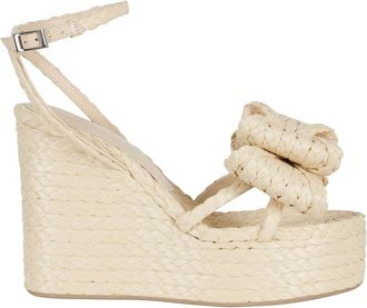 Mach & Mach Le Cadeau Sandal - Dames - Sleehakken - Beige - 36 EU - Schoenen