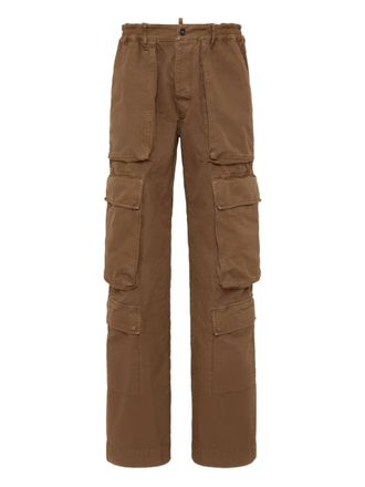 Dsquared2 Icon Big multi-pocket trousers - men - Cotton/Cotton - 54 - Brown