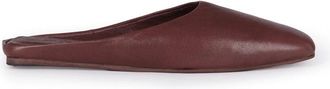 Cortana Platte Muiltjes - Dames - Slip ons - Rood - 37 EU - Leer - Schoenen