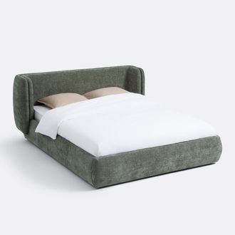 La Redoute Interieurs Gestoffeerd bed met bedbodem, Meridiano