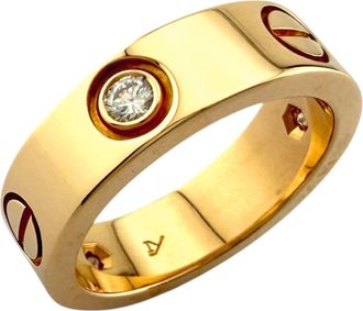 Cartier Gold Yellow Gold (18K) Band Ring (Pre-Owned)