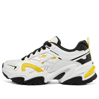 Skechers (WMNS) Skechers Sport Stamina V2 Shoes White Black Yellow 896154-WYL