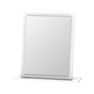 Welcome Furniture Dakar Dressing Table Mirror - Signature White - Welcome Furniture | TJ Hughes