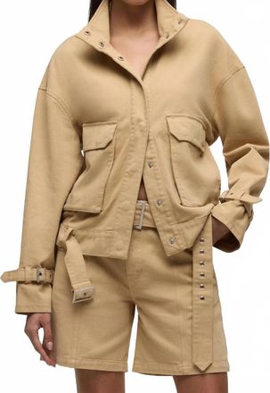 Hudson Relaxed Utility Jacket In Cornfield