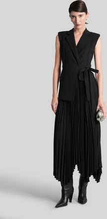 SIMKHAI Helena Long Dress In Black Acetate