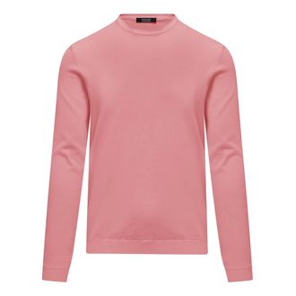 Bomboogie Round-neck Knitwear, male, Pink, Size: XL Girocollo Basic Crew Neck Jumper
