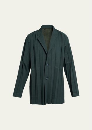 Homme Pliss&eacute; Issey Miyake Mens Pleated Sport Jacket