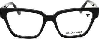 Karl Lagerfeld KL6112RN Rectangular Acetate Eyeglasses - Black