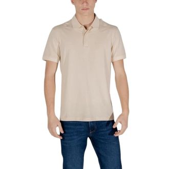 Emporio Armani Polo - Heren - Polos - Beige - 2XL - Tops