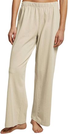 perfectwhitetee Adele Cotton Pants In Sand Dune