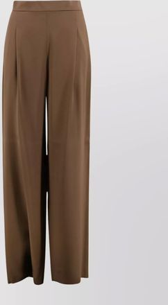 Max Mara wide-leg high-rise pleated trousers
