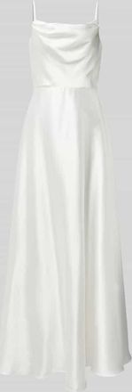 Luxuar Luxuar Brautkleid mit Wasserfall-Ausschnitt in Offwhite, Gr&ouml;&szlig;e 40