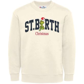 MC2 Saint Barth Crewneck Sweatshirt with Festive Print