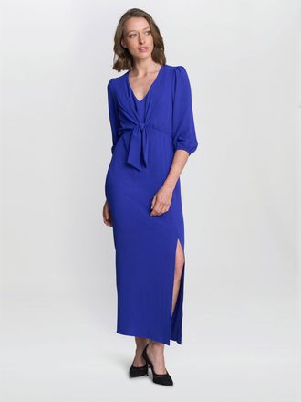 Gina Bacconi Womens Dionne Maxi Dress - Sapphire - Size 18 UK