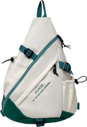 Generic Sling Bag - Casual Shoulder Bag | Sturdy Water Resistant Material with Zipper Compartments, Hands Free Carry for Shopping, Commuting, Travel Daily Use