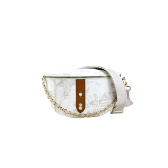 Alviero Martini 1A Classe Cross Body Bags, female, White, Size: ONE SIZE Escape Geo Marsupio