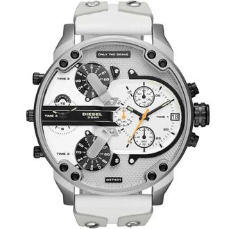 Diesel Mr. Daddy 2.0 DZ7421 Chronograph Mens Silver Stainless Steel Watch - One Size
