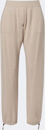 Brunello Cucinelli Wool, cashmere, and silk straight pants