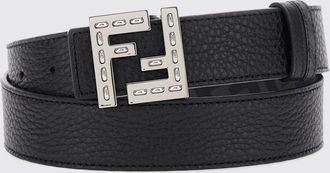 Fendi Cintura reversibile in pelle di vitello con fibbia FF