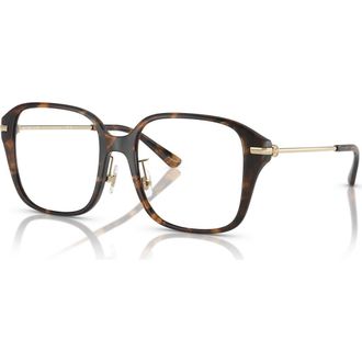 Michael Kors 54mm Square optical glasses in Tortoise at Nordstrom