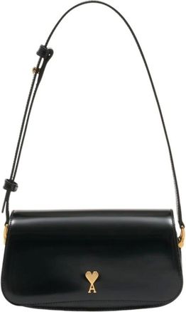 Ami Shoulder Bags, female, Black, Size: ONE SIZE Paris Paris Shoulder Bag