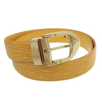 Louis Vuitton Pre-owned Vintage Standard riem - Heren - Pre-owned - Geel - Maat: ONE Size Leer