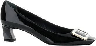 Roger Vivier Trompette Pumps - Dames - Pumps - Zwart - 39 EU - Leer - Schoenen