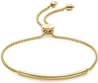 Monica Vinader Esencia Mini Chain Friendship Bracelet in Yellow Gold at Nordstrom Rack