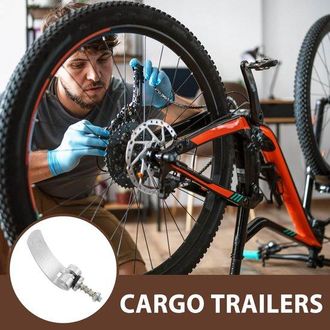 No Brand Pernos Para Enganche De Remolque - Banda De Lijado Para Disco Abrasivo - Junta Para Remolque - Conector Para Remolque De Bicicleta - Plata