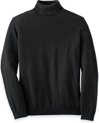 Paul Fredrick Cotton Blend Turtleneck Sweater