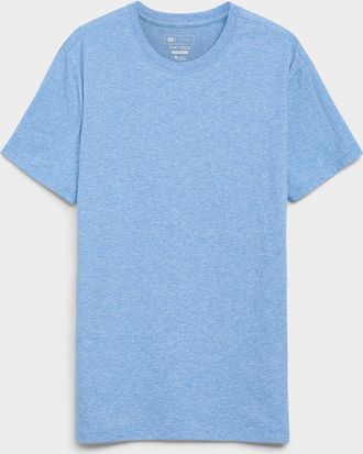 Le 31 Mens Soft stretch jersey T-shirt Muscle fit