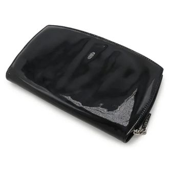 Chanel Pre-owned Clutches, female, Black, Size: ONE SIZE Pre-owned Leather Clutch