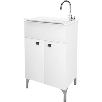 OEM Mueble Lavatorio 50x50x83 Blanco Brillante