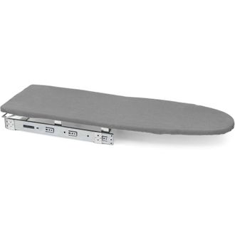 Emuca Tavola da stiro Iron 2, Acciaio e Legno, pieghevole ed estraibile per mobili Iron 2 - Emuca